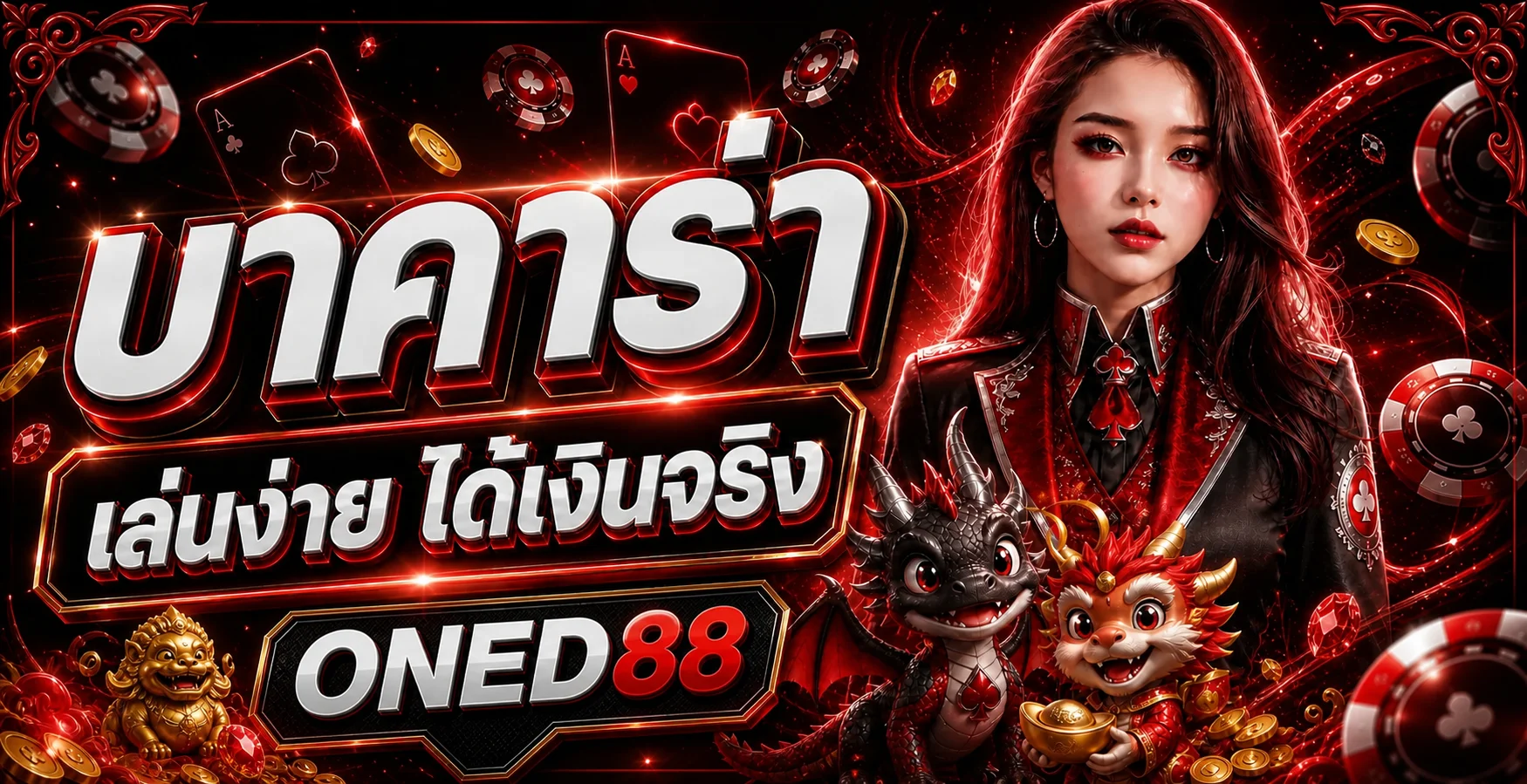 ภาพบาคาร่าออนไลน์ ONED88 พร้อมตัวอย่างโต๊ะและบรรยากาศเกม